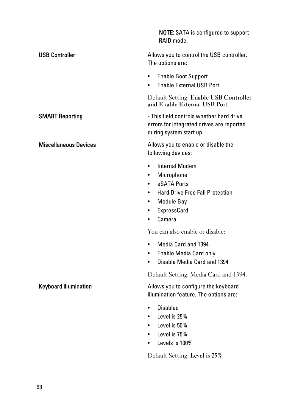 Dell Latitude E6220 (Mid 2011) User Manual | Page 98 / 114