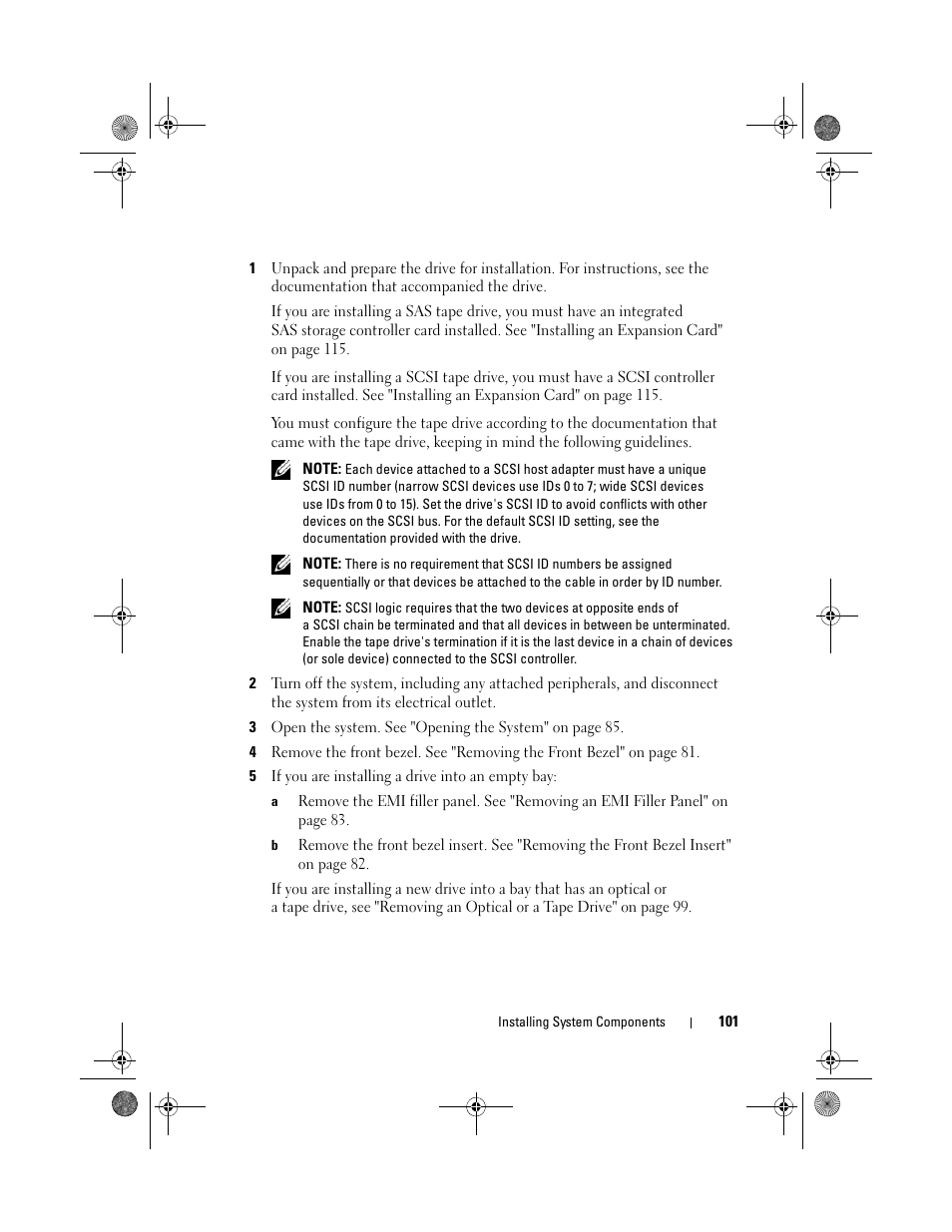 Dell PowerEdge T310 User Manual | Page 101 / 194