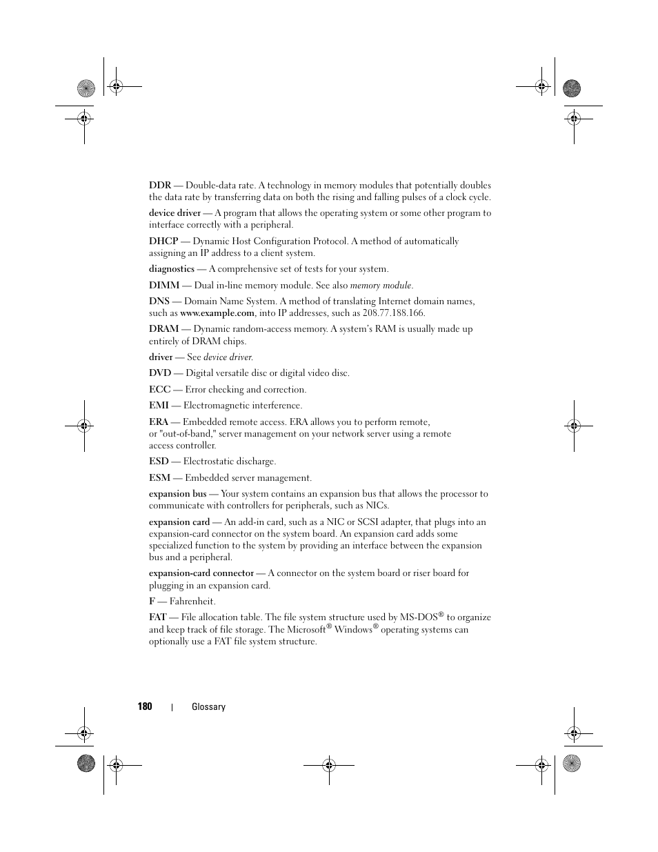 Dell PowerEdge T310 User Manual | Page 180 / 194