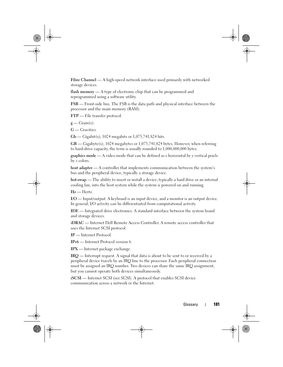 Dell PowerEdge T310 User Manual | Page 181 / 194