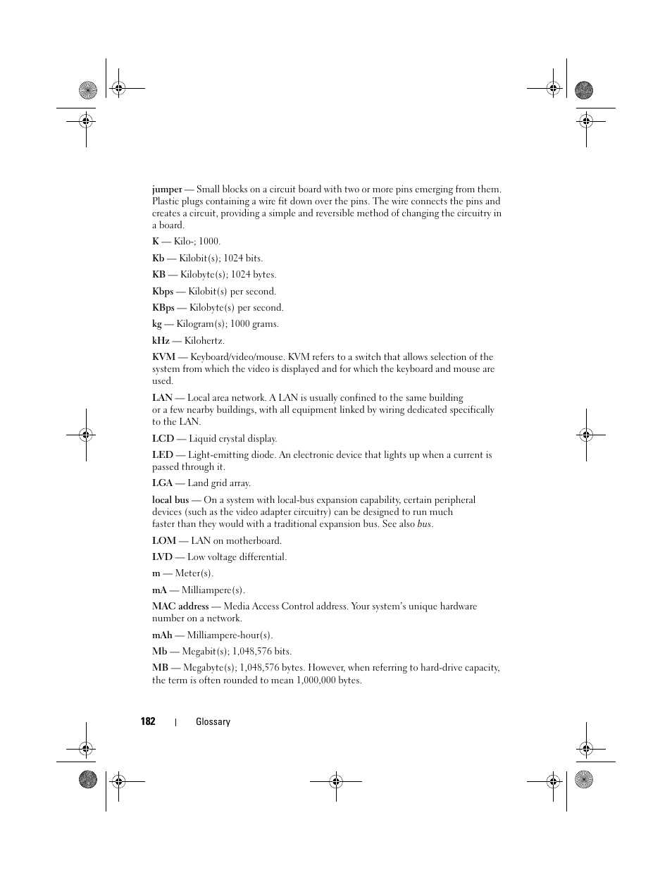 Dell PowerEdge T310 User Manual | Page 182 / 194