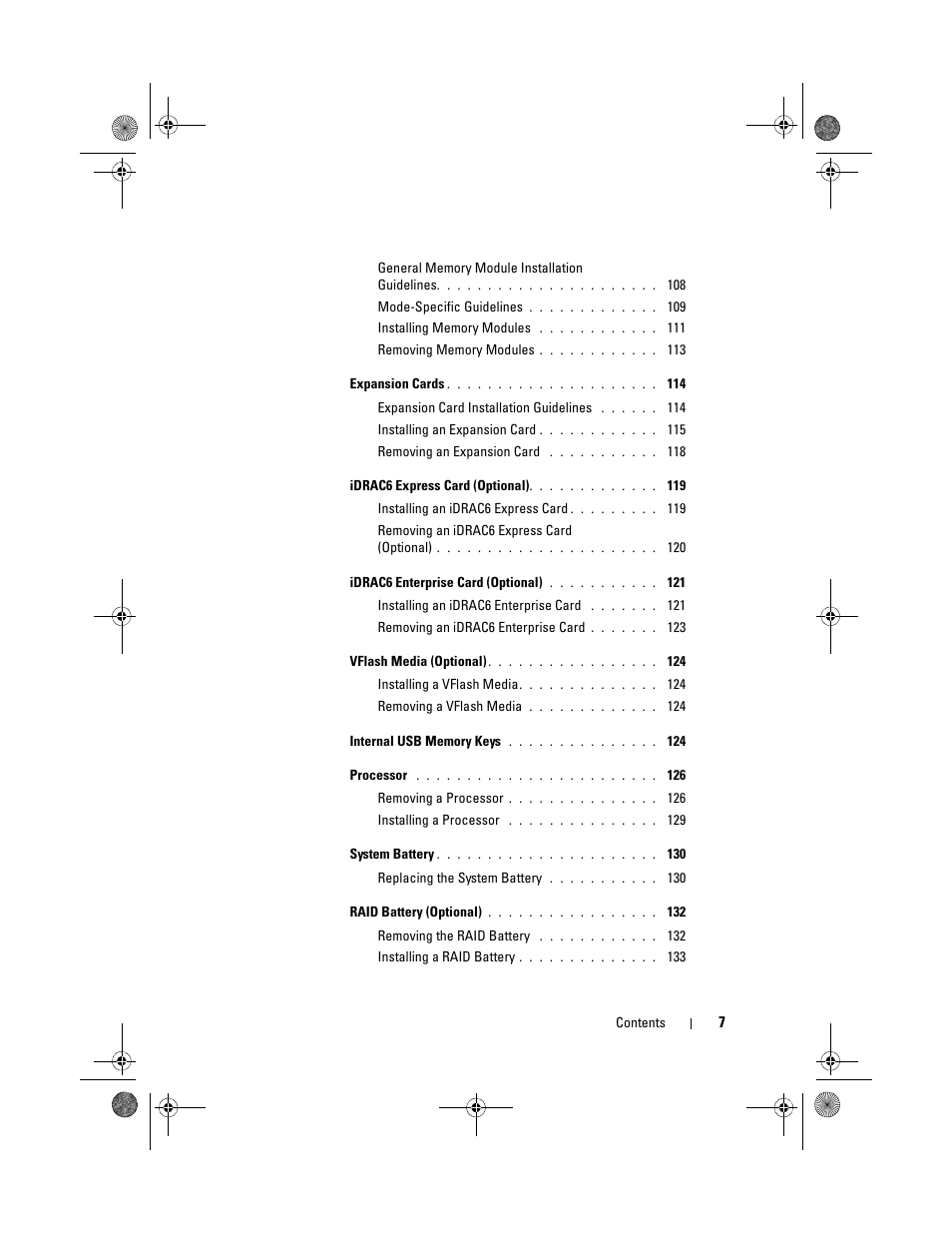 Dell PowerEdge T310 User Manual | Page 7 / 194