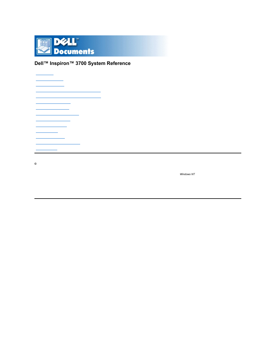 Dell Inspiron 3700 User Manual | 185 pages