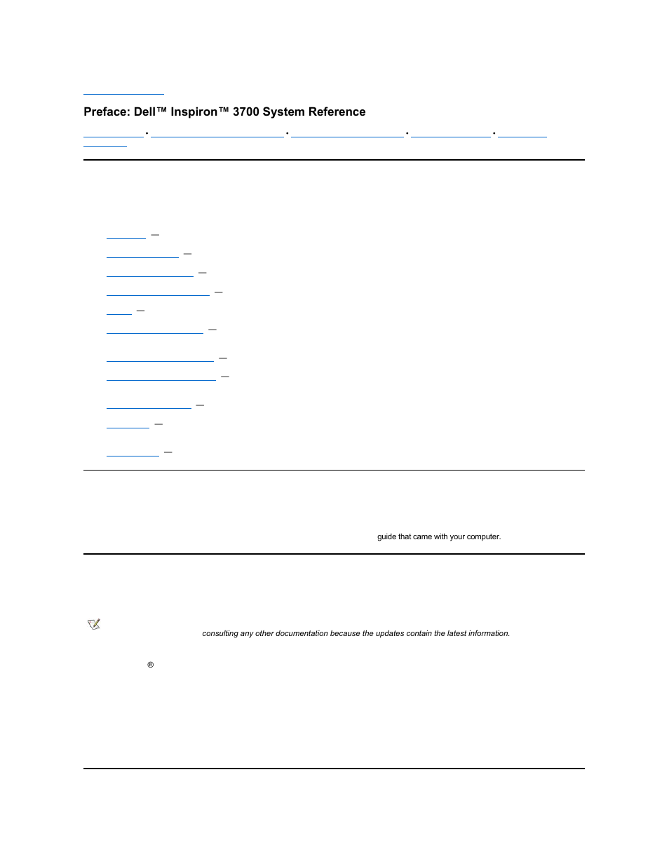 Preface: dell™ inspiron™ 3700 system reference | Dell Inspiron 3700 User Manual | Page 104 / 185