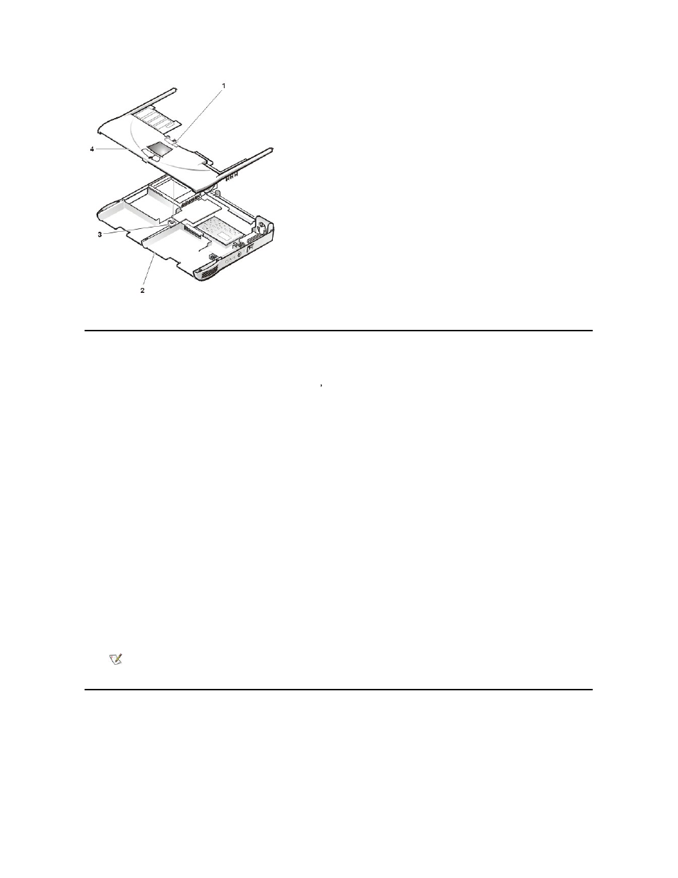 Reserve battery, Bay latch assemblies | Dell Inspiron 3700 User Manual | Page 123 / 185