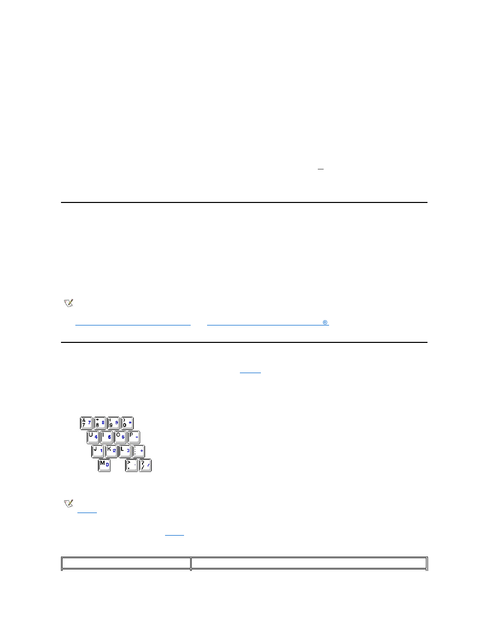 Audio devices, Embedded numeric keypad | Dell Inspiron 3700 User Manual | Page 17 / 185