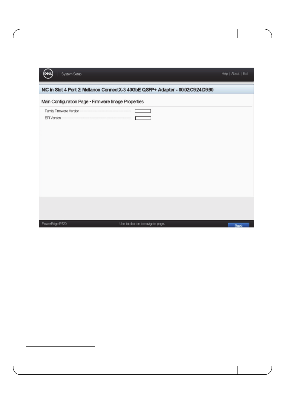 A.2 main configuration page - nic configuration | Dell Mellanox Family of Adapters User Manual | Page 97 / 115