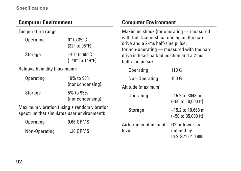 Dell Studio 1747 (Late 2009) User Manual | Page 94 / 102