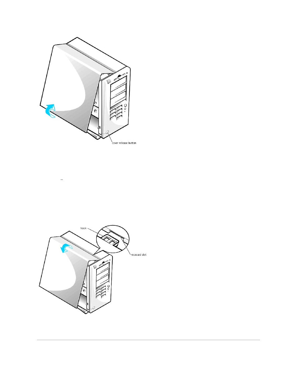 Replacing the computer cover | Dell OptiPlex GX400 User Manual | Page 16 / 88