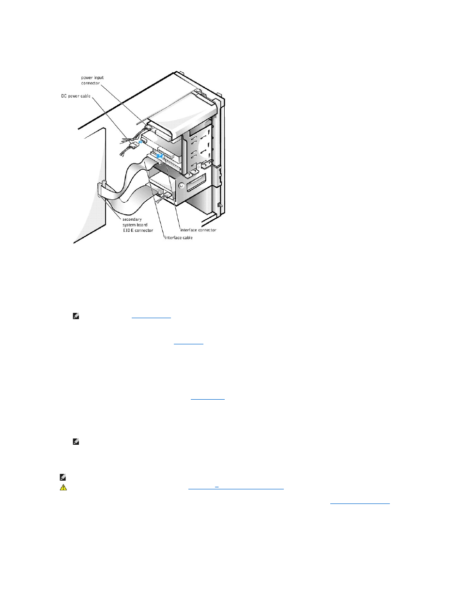 Installing a hard drive in the chassis | Dell OptiPlex GX400 User Manual | Page 22 / 88