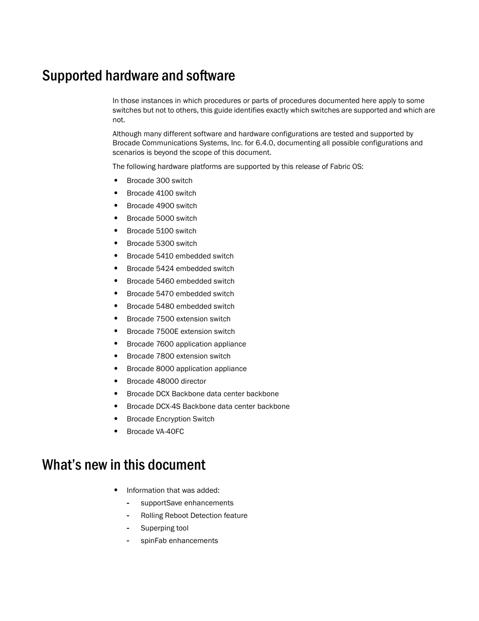 Supported hardware and software, What’s new in this document | Dell POWEREDGE M1000E User Manual | Page 10 / 130