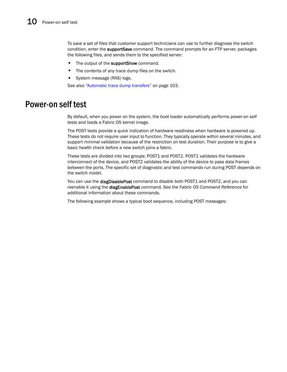 Power-on self test | Dell POWEREDGE M1000E User Manual | Page 100 / 130