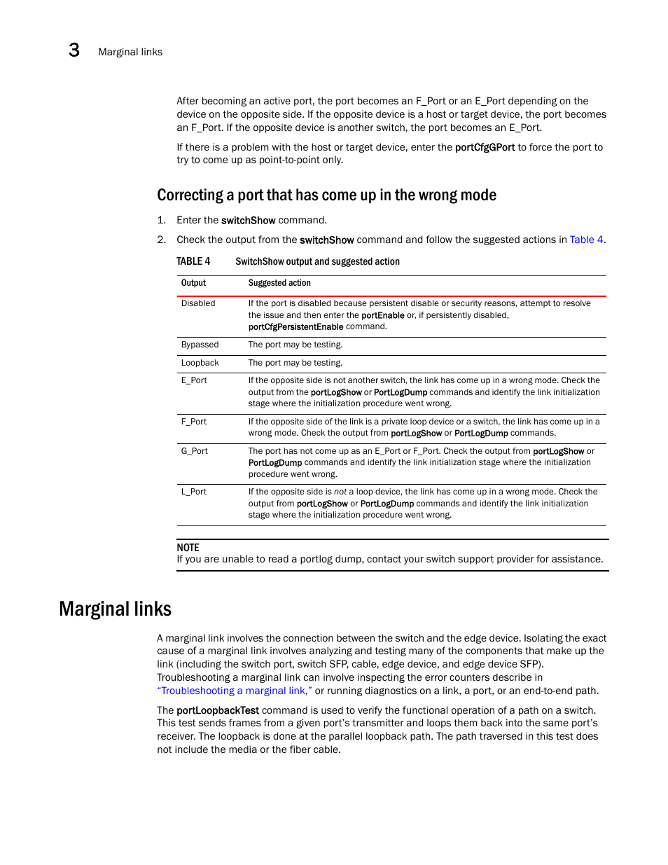 Marginal links | Dell POWEREDGE M1000E User Manual | Page 44 / 130