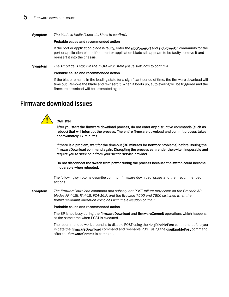 Firmware download issues | Dell POWEREDGE M1000E User Manual | Page 68 / 130