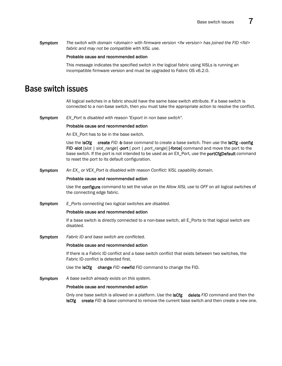 Base switch issues | Dell POWEREDGE M1000E User Manual | Page 85 / 130