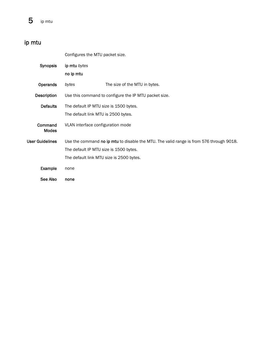 Ip mtu | Dell POWEREDGE M1000E User Manual | Page 100 / 302