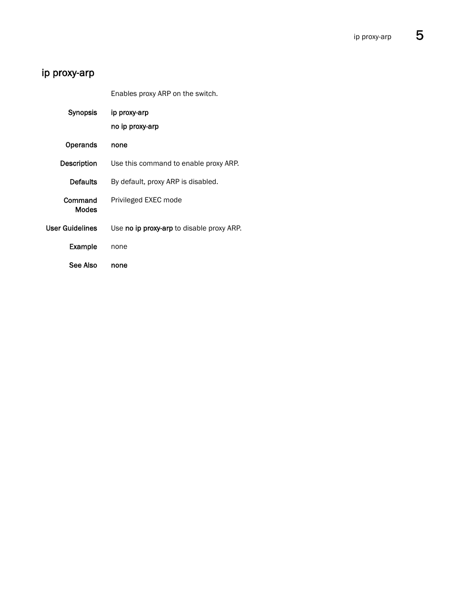 Ip proxy-arp | Dell POWEREDGE M1000E User Manual | Page 101 / 302