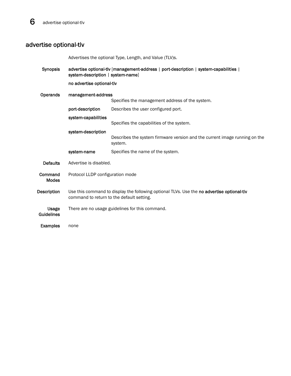 Advertise optional-tlv | Dell POWEREDGE M1000E User Manual | Page 116 / 302