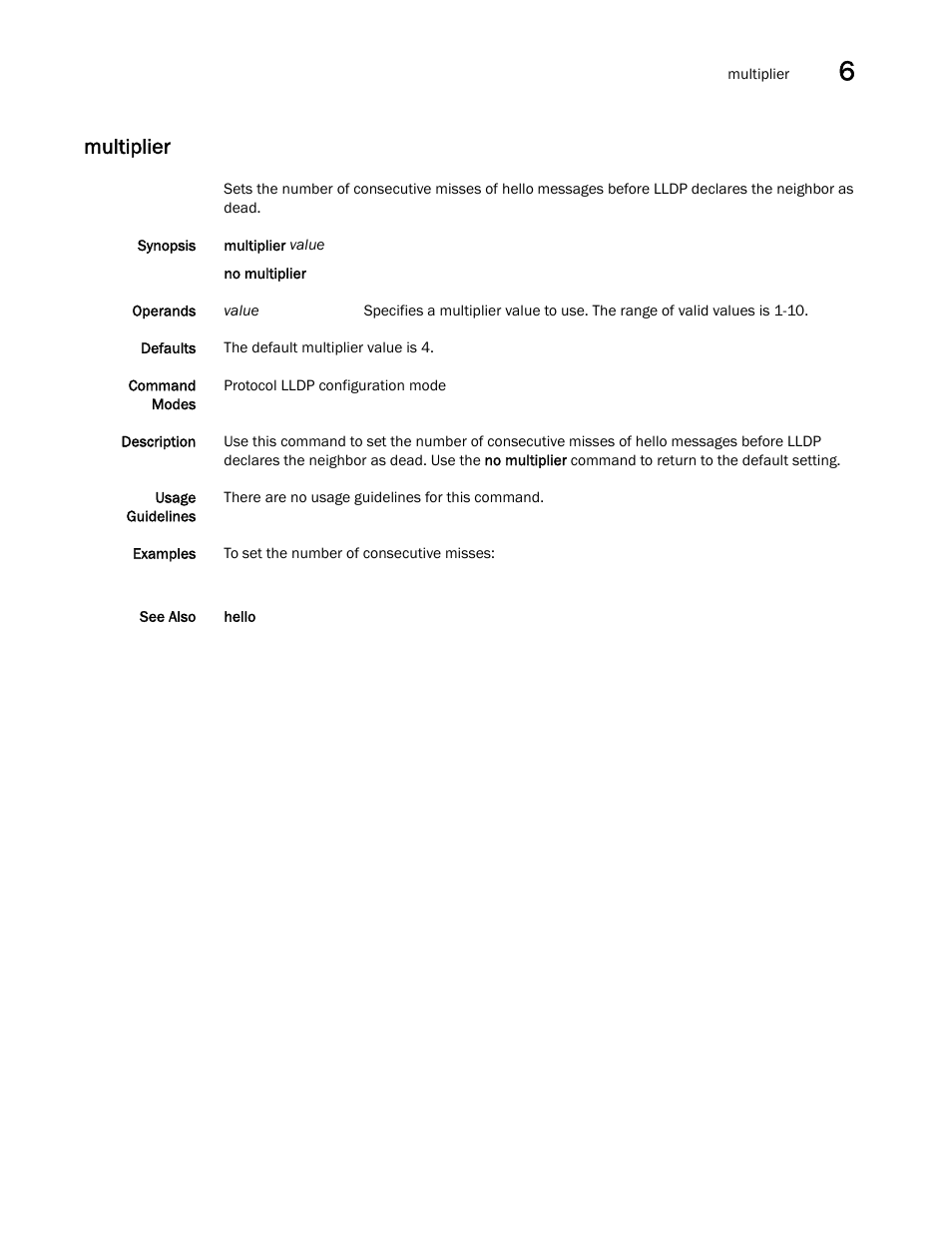 Multiplier | Dell POWEREDGE M1000E User Manual | Page 127 / 302
