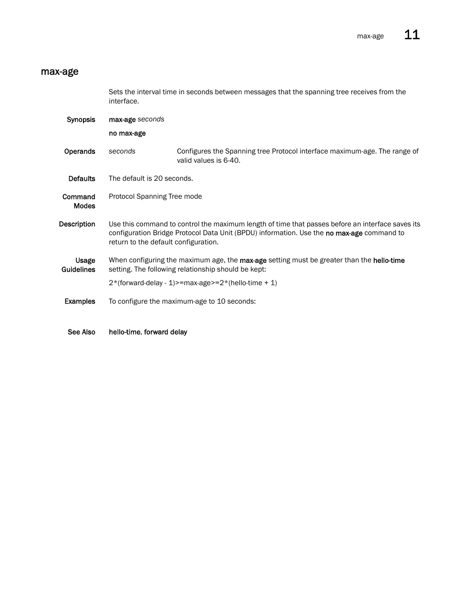 Max-age | Dell POWEREDGE M1000E User Manual | Page 183 / 302