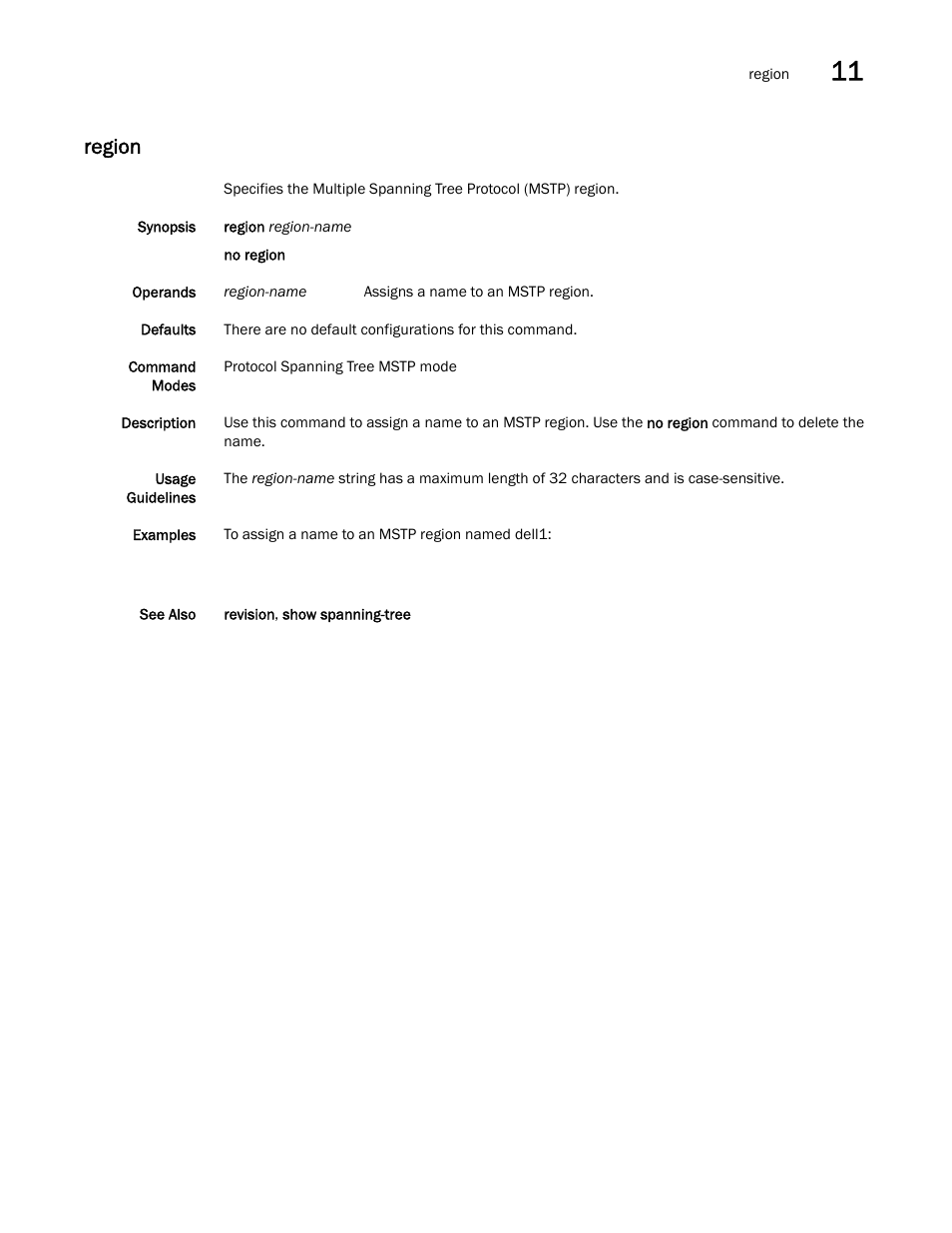 Region | Dell POWEREDGE M1000E User Manual | Page 187 / 302