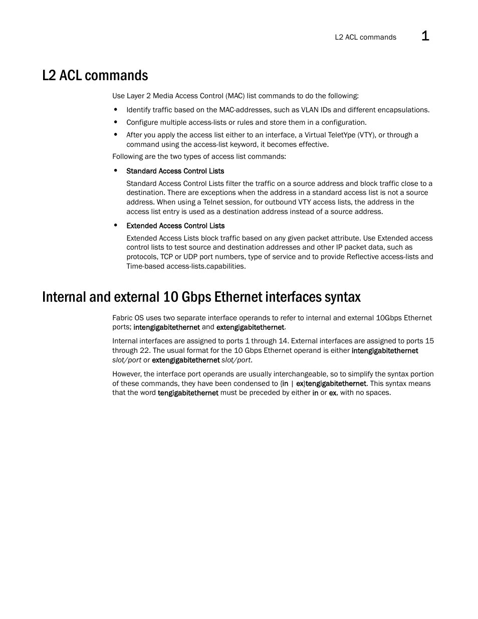 L2 acl commands | Dell POWEREDGE M1000E User Manual | Page 19 / 302