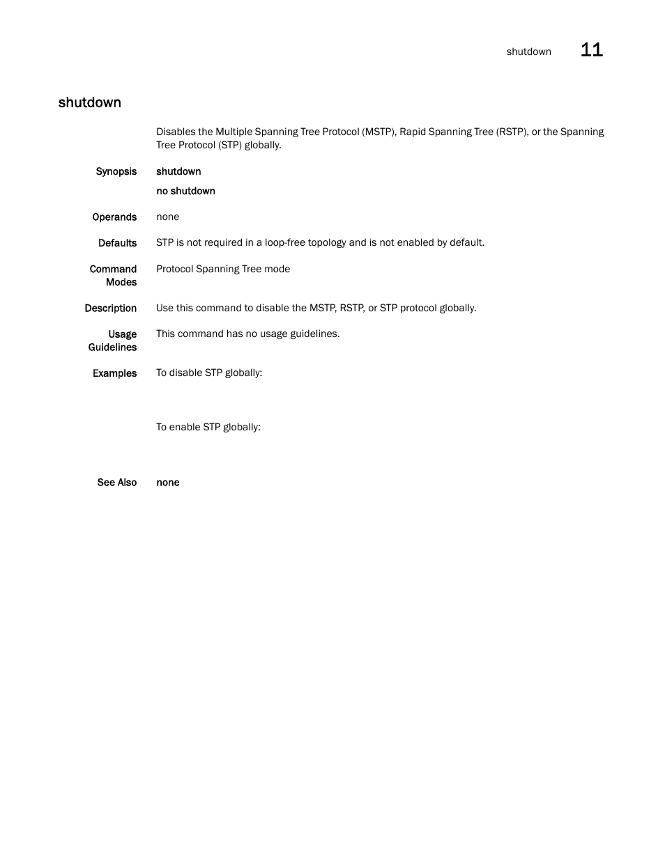 Shutdown | Dell POWEREDGE M1000E User Manual | Page 199 / 302