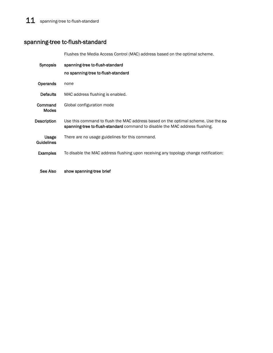 Spanning-tree tc-flush-standard | Dell POWEREDGE M1000E User Manual | Page 212 / 302