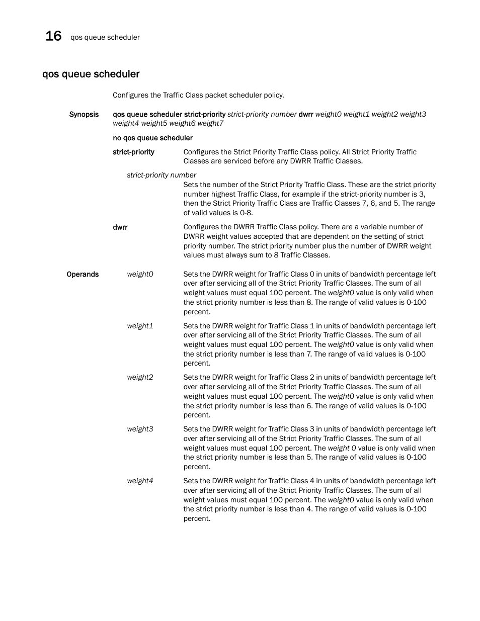 Qos queue scheduler | Dell POWEREDGE M1000E User Manual | Page 268 / 302