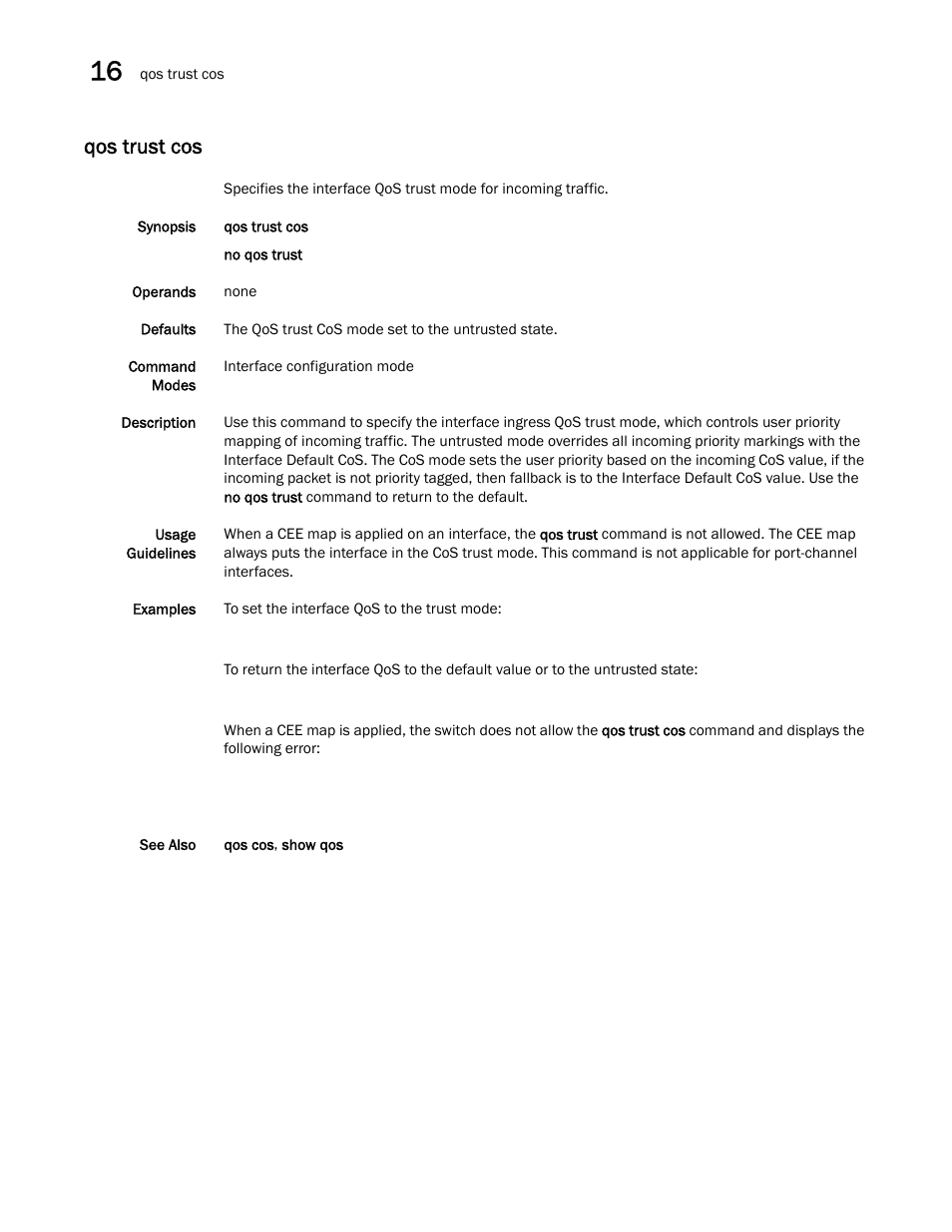 Qos trust cos | Dell POWEREDGE M1000E User Manual | Page 272 / 302