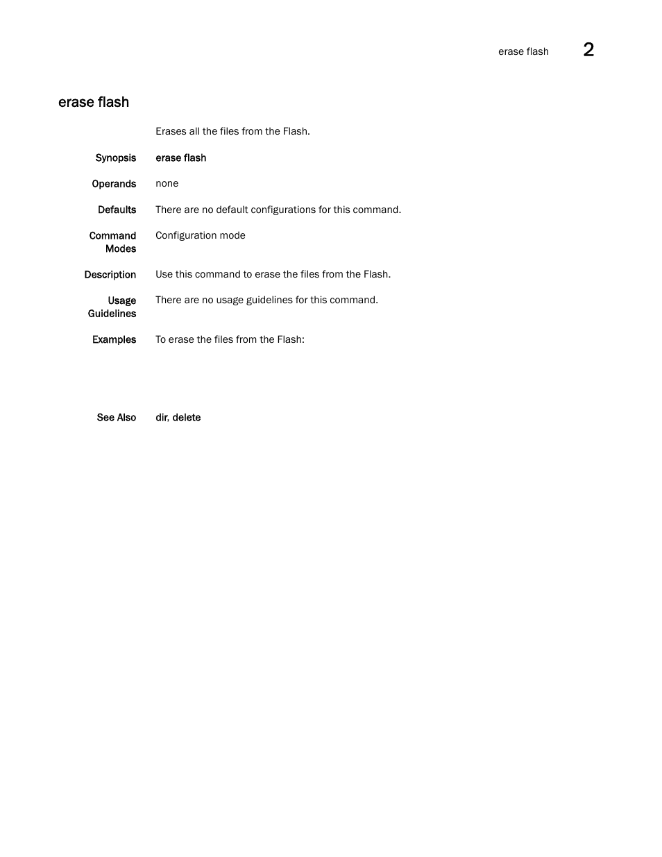 Erase flash | Dell POWEREDGE M1000E User Manual | Page 29 / 302