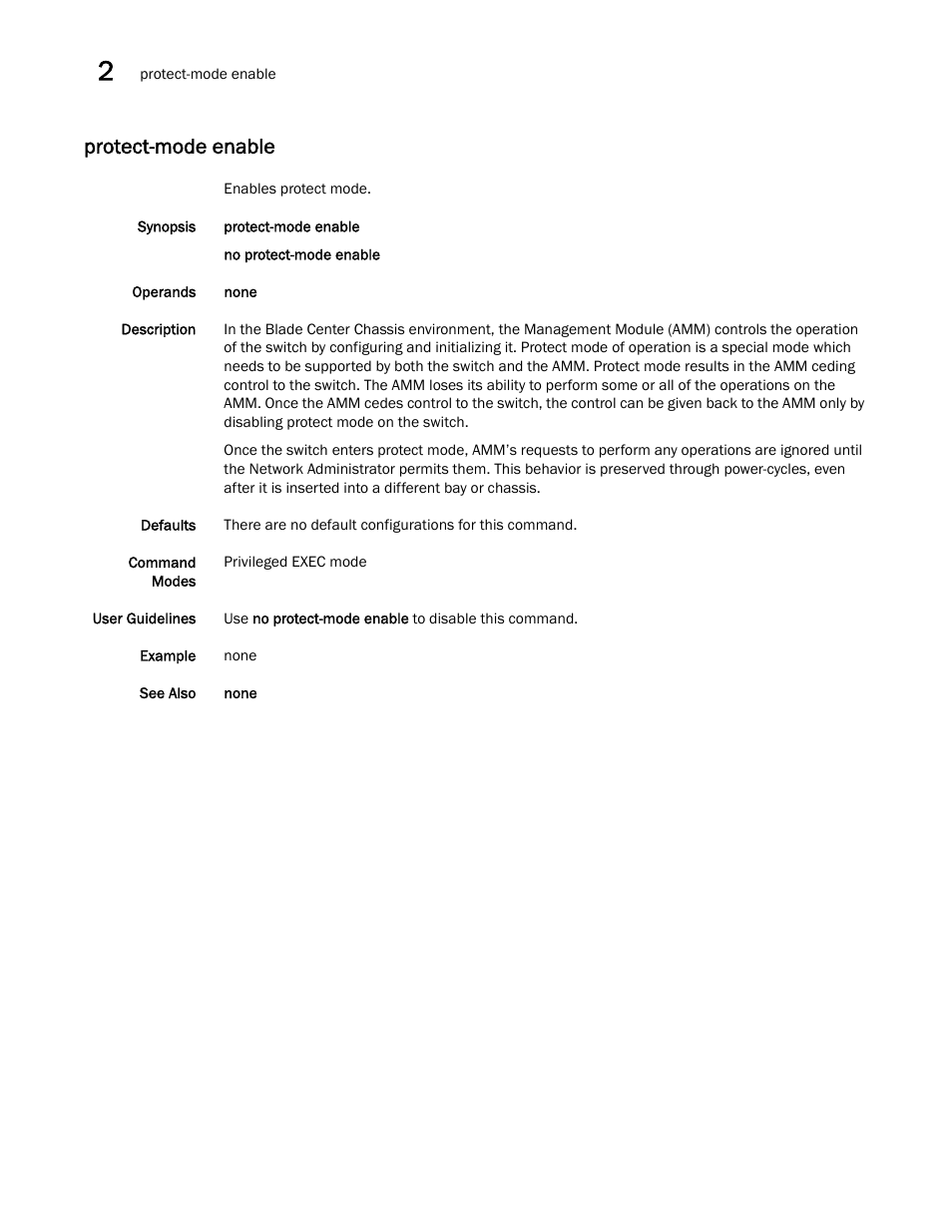 Protect-mode enable | Dell POWEREDGE M1000E User Manual | Page 36 / 302