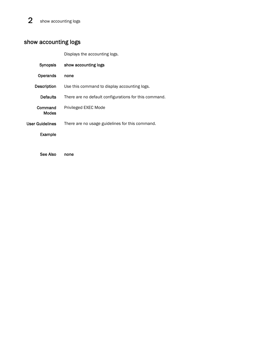 Show accounting logs | Dell POWEREDGE M1000E User Manual | Page 40 / 302