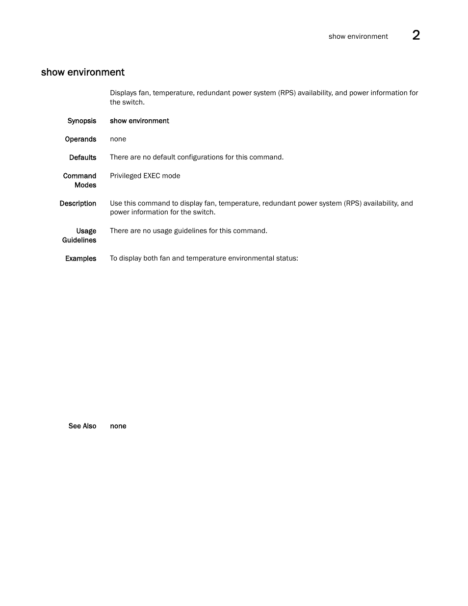 Show environment | Dell POWEREDGE M1000E User Manual | Page 43 / 302