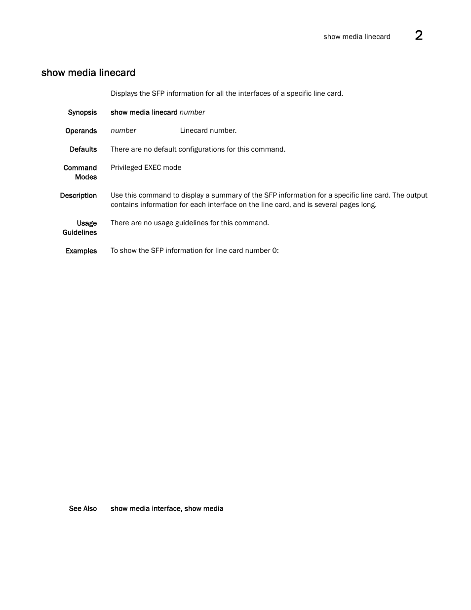 Show media linecard | Dell POWEREDGE M1000E User Manual | Page 49 / 302