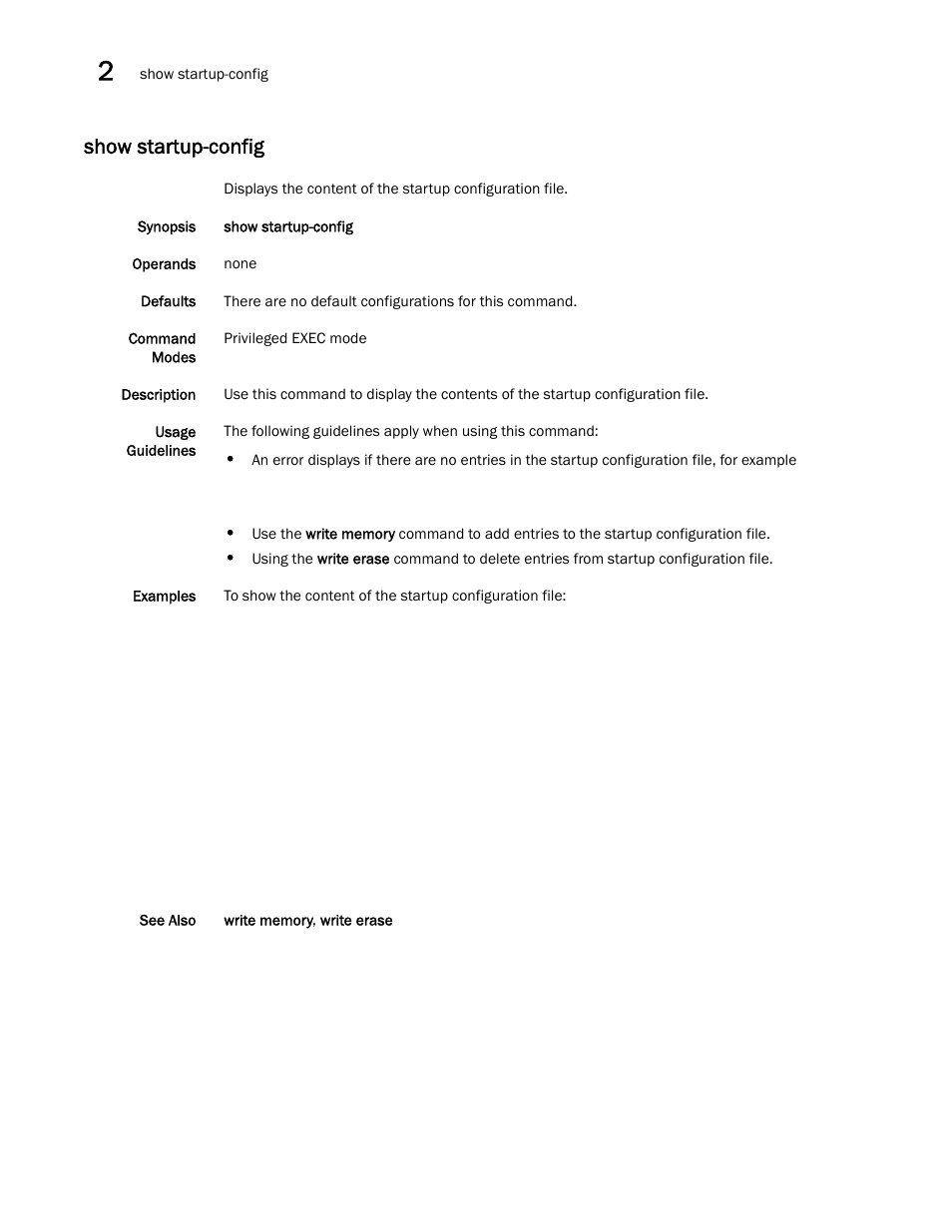 Show startup-config | Dell POWEREDGE M1000E User Manual | Page 54 / 302