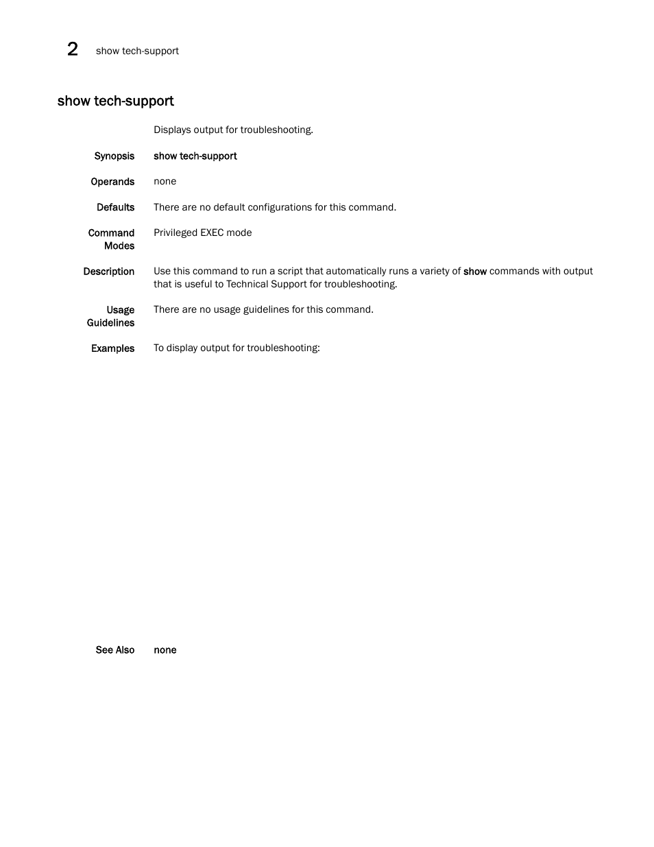 Show tech-support | Dell POWEREDGE M1000E User Manual | Page 56 / 302
