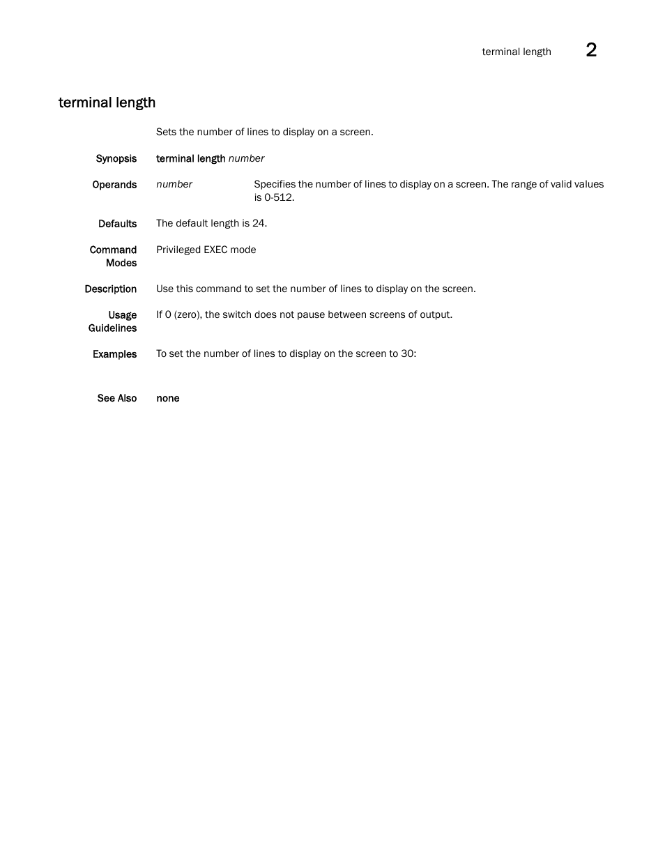 Terminal length | Dell POWEREDGE M1000E User Manual | Page 59 / 302