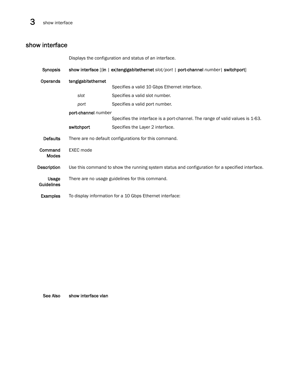 Show interface | Dell POWEREDGE M1000E User Manual | Page 64 / 302