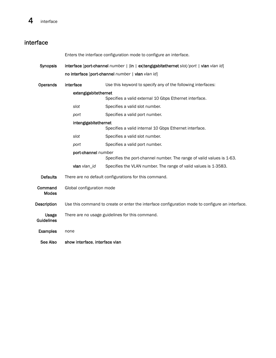 Interface | Dell POWEREDGE M1000E User Manual | Page 80 / 302