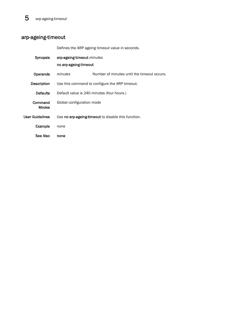 Arp-ageing-timeout | Dell POWEREDGE M1000E User Manual | Page 92 / 302