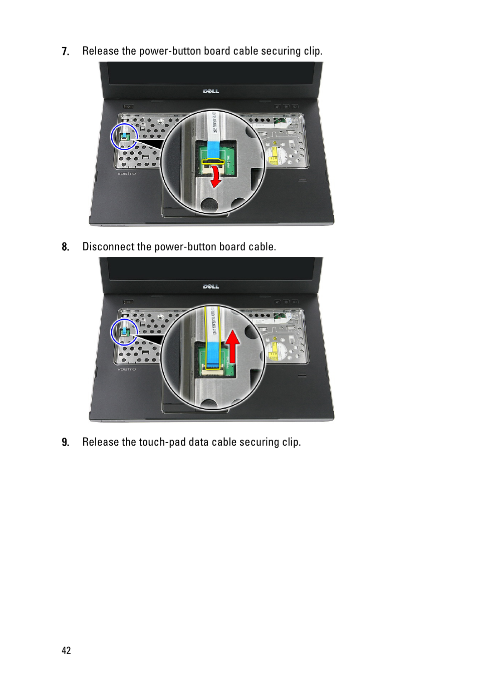 Dell Vostro 3555 (Mid 2011) User Manual | Page 42 / 116