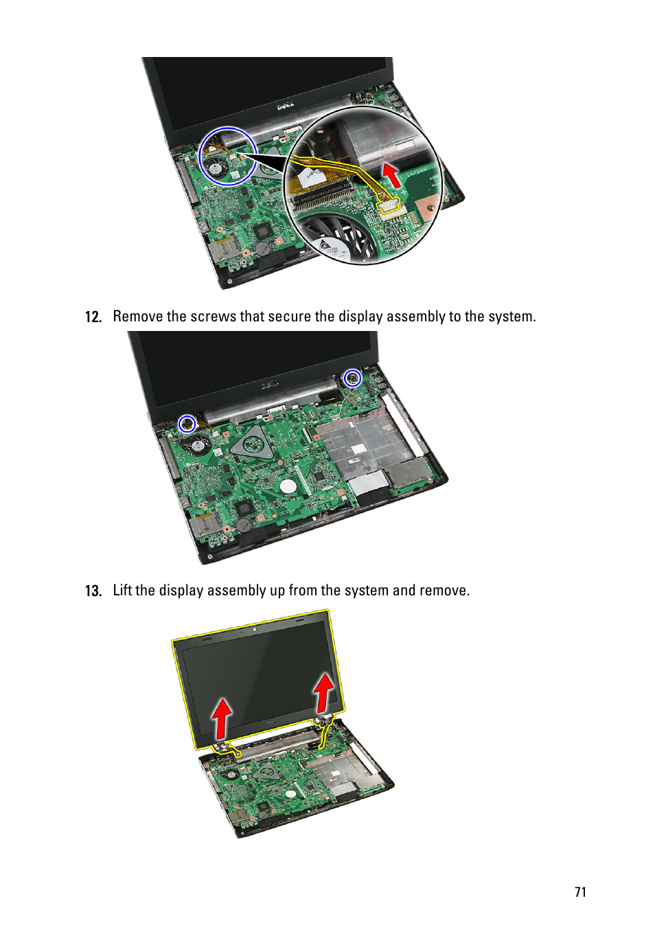 Dell Vostro 3555 (Mid 2011) User Manual | Page 71 / 116