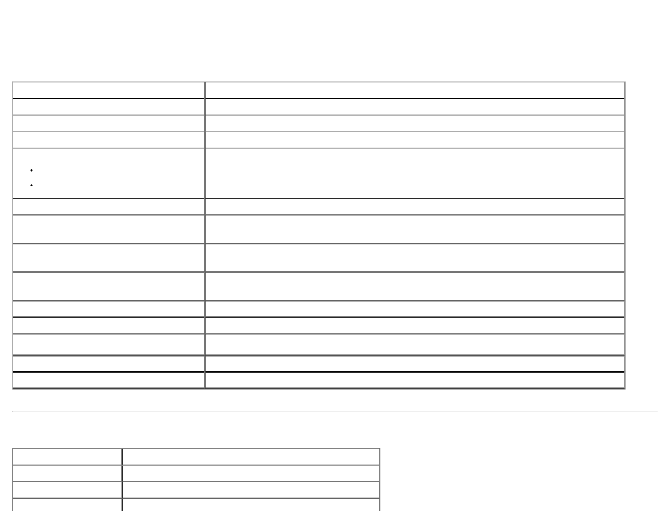 Monitor specifications, Flat panel specifications, Resolution specifications | Dell S2440L Monitor User Manual | Page 9 / 46