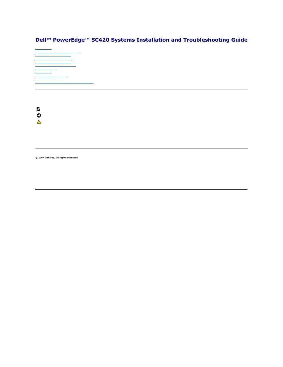 Dell PowerEdge SC 420 User Manual | 70 pages