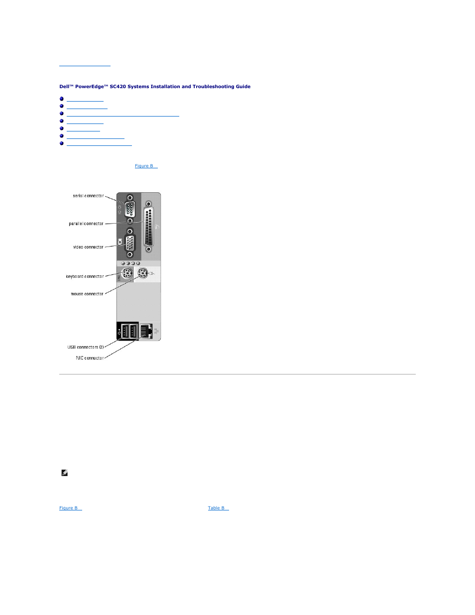 I/o connectors, Serial connector, Serial connector autoconfiguration | Dell PowerEdge SC 420 User Manual | Page 6 / 70