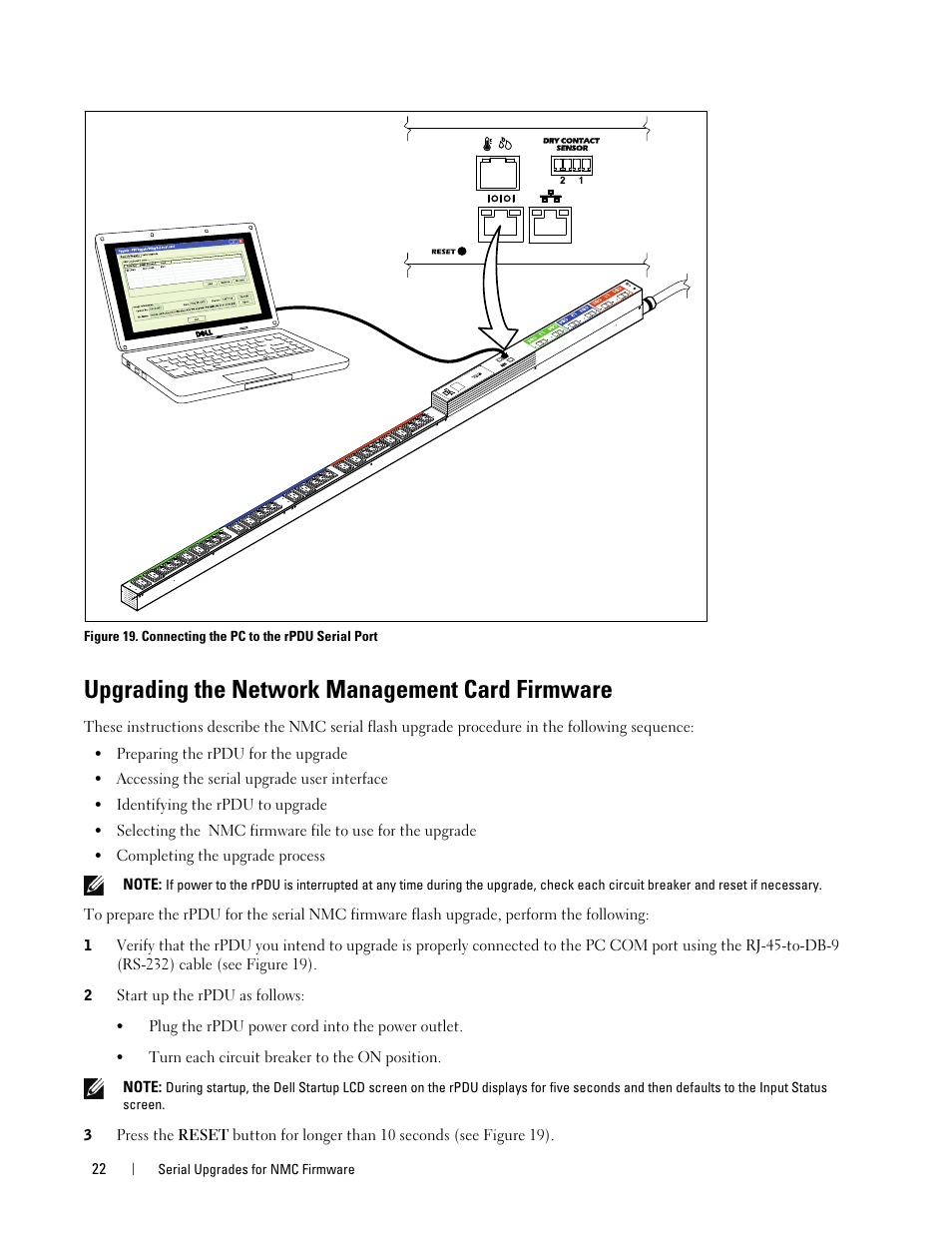 Upgrading the network management card firmware | Dell Metered PDU LCD User Manual | Page 22 / 32