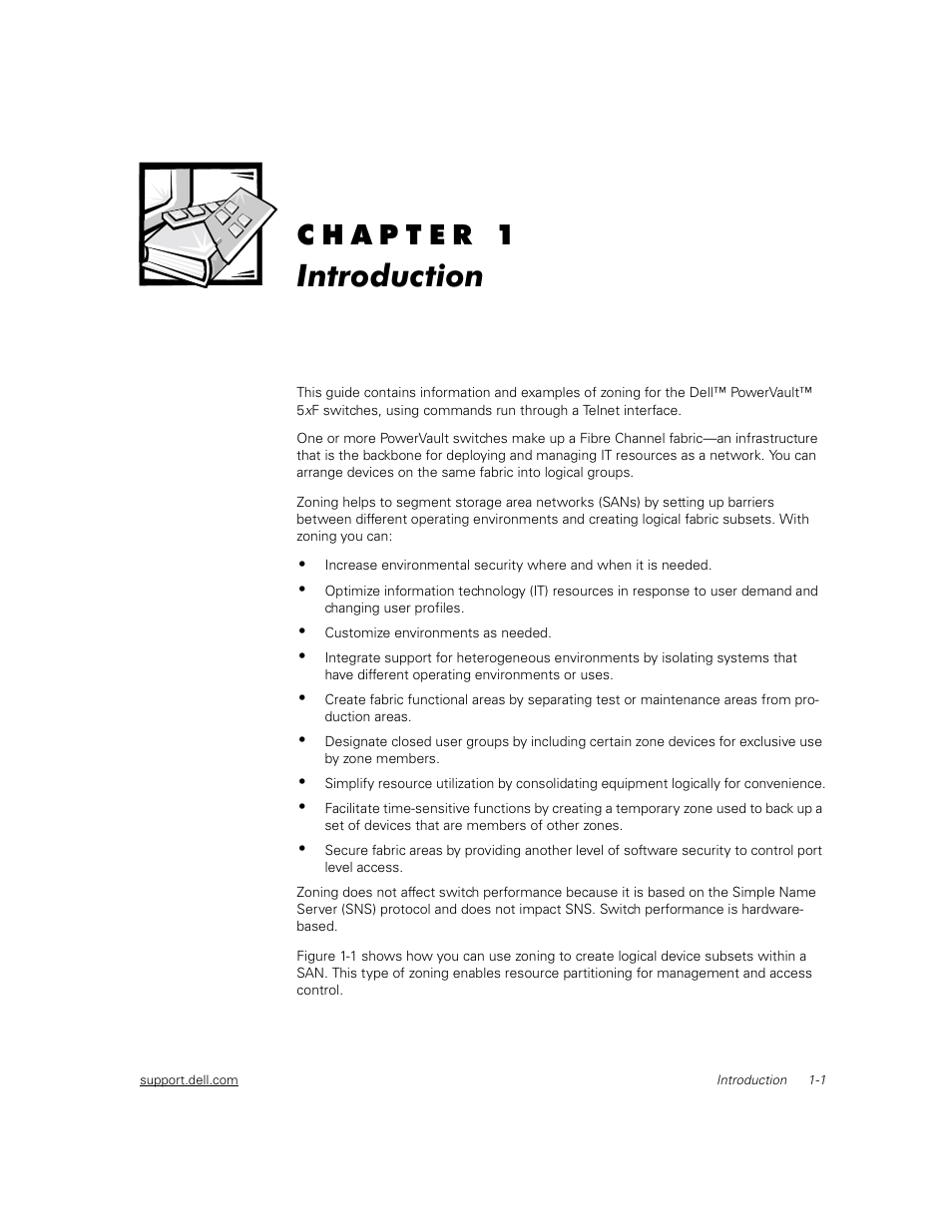 Introduction | Dell PowerVault 56F (16P Fibre Channel Switch) User Manual | Page 11 / 38