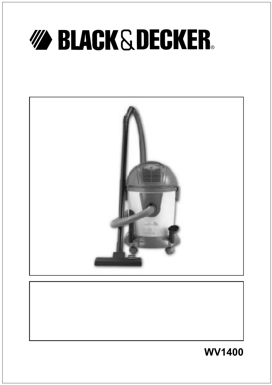 Black & Decker WV1400 User Manual | 12 pages
