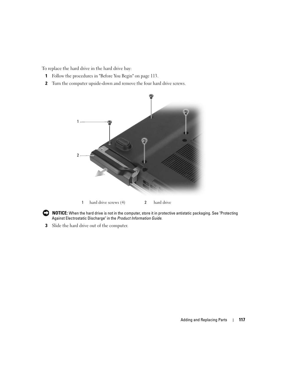 Dell XPS M1210 (MXC062, Mid 2006) User Manual | Page 117 / 192